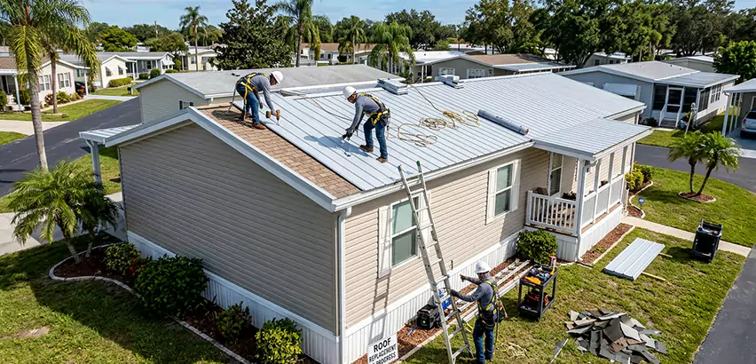 Mobile Home Metal Roof Replacement in Carlsbad